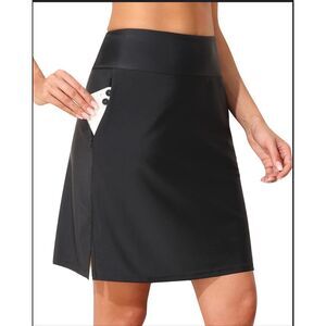 Pinup Fashion High Waisted Swim Skirts - Women's Tummy Control Swimsuits Bathing